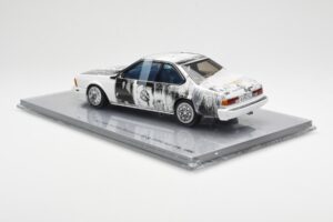 BMW 635 CSi E24 Art Car Robert Rauschenberg AUTOart 1:18 80430150924 Diecast - image 5 of 8