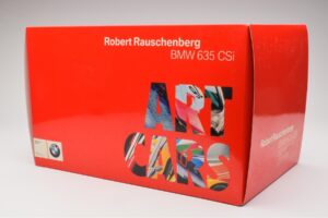 BMW 635 CSi E24 Art Car Robert Rauschenberg AUTOart 1:18 80430150924 Diecast - image 7 of 8