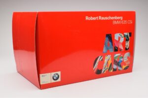 BMW 635 CSi E24 Art Car Robert Rauschenberg AUTOart 1:18 80430150924 Diecast - image 8 of 8