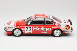BMW 635 CSi E24 Belga Juma Racing M. Winkelhock / T. Regout 24 Hours of Spa 1985 Minichamps 1:18 155852523 Diecast - image 3 of 6