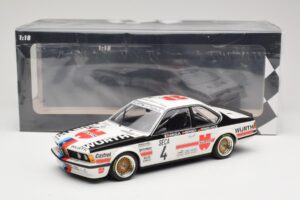 BMW 635 CSi E24 BMW Italia #4 R. Ravaglia / G. Berger 24 Hours of Spa 1984 Minichamps 1:18 155842504 Diecast - image 6 of 6