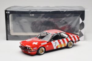 BMW 635 CSi E24 #7 BMW Italia G. Brancatelli / H. Kelleners Brno Grand Prix 1984 Minichamps 1:18 155842507 Diecast - image 6 of 6
