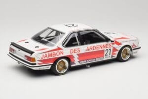 BMW 635CSi E24 Team Brun Motorsport #21 H. Grohs / T. Boutsen Spa 24 Hours 1985 Minichamps 1:18 155852521 Diecast - image 2 of 6