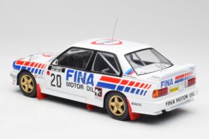 BMW E30 M3 #20 M. Duez / A. Lopes 1000 Lakes Rally 1989 IXO 1:18 18RMC132 Diecast - image 5 of 6