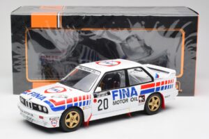 BMW E30 M3 #20 M. Duez / A. Lopes 1000 Lakes Rally 1989 IXO 1:18 18RMC132 Diecast - image 6 of 6