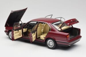 BMW 535i E34 Red Minichamps 1:18 100024002 Diecast - image 5 of 8