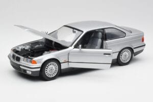 BMW 3 Series E36 Coupe Silver UT Models 1:18 180023321 Diecast - image 2 of 8