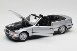 BMW 3 Series E36 Cabriolet Silver UT Models 1:18 BMW008 Diecast - image 2 of 8