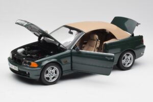 BMW 3 E46 Cabriolet Green Kyosho 1:18 80430009757 Diecast - image 2 of 8