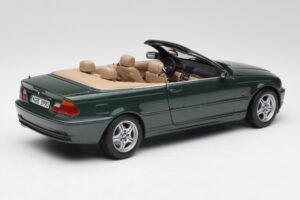 BMW 3 E46 Cabriolet Green Kyosho 1:18 80430009757 Diecast - image 3 of 8