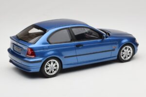 BMW 318ti E46 Compact Estoril Blue Otto 1:18 OT462 Resin - image 2 of 6