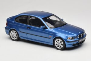 BMW 318ti E46 Compact Estoril Blue Otto 1:18 OT462 Resin - image 4 of 6