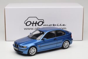 BMW 318ti E46 Compact Estoril Blue Otto 1:18 OT462 Resin - image 6 of 6