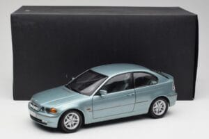 BMW 325Ti E46 Compact Light Blue Metallic Kyosho 1:18 80430024439 Diecast - image 8 of 8