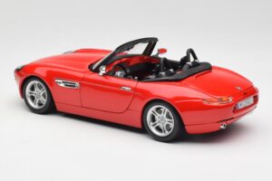 BMW Z8 E52 Roadster Bright Red Bburago 1:18 12032 Diecast - image 7 of 8