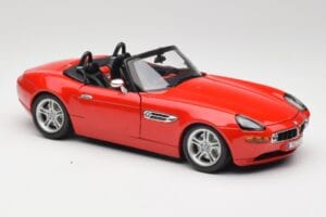 BMW Z8 E52 Red Bburago 1:18 Z8001 Diecast - image 6 of 8
