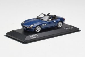 BMW Z8 E52 Topaz Blue Minichamps 1:43 431028740 Diecast - image 2 of 5