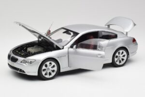 BMW 645Ci E63 Silver Kyosho 1:18 80430153285 Diecast - image 2 of 8