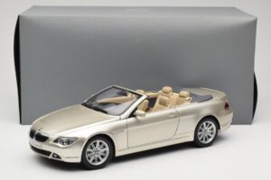 BMW 6 Series E64 Cabriolet Mineral Silver Metallic Kyosho 1:18 80430153437 Diecast - image 9 of 9