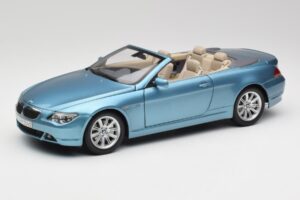 BMW 6 E64 Cabriolet Light Blue Kyosho 1:18 80430153440 Diecast