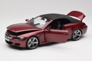 BMW M6 E64 Cabriolet Red Kyosho 1:18 80430417423 Diecast - image 2 of 8