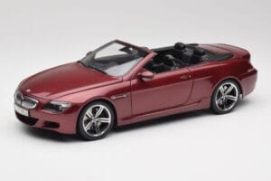 BMW M6 E64 Cabriolet Red Kyosho 1:18 80430417423 Diecast