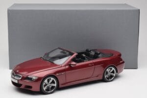 BMW M6 E64 Cabriolet Red Kyosho 1:18 80430417423 Diecast - image 8 of 8
