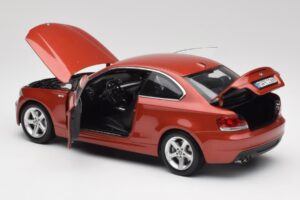 BMW 1 E82 Coupe Orange Kyosho 1:18 80430427064 Diecast - image 5 of 8