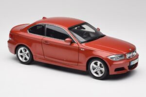 BMW 1 E82 Coupe Orange Kyosho 1:18 80430427064 Diecast - image 6 of 8