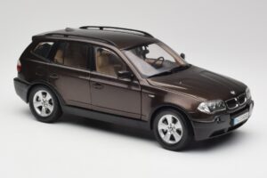 BMW X3 E83 3.0d Dark Brown Metallic Kyosho 1:18 80430300736 Diecast - image 6 of 8