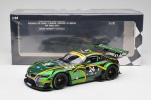 BMW Z4 E89 GT3 #24 Saudi Falcons K. Al Faisal / A. Binladen Dubai 24 Hours 2013 Minichamps 1:18 151132324 Diecast - image 6 of 6