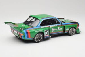 BMW 3.5 CSL E9 Gruppe 5 #12 H. Quester / G. Nilsson Zeltweg Winner 1976 Minichamps 1:18 180762012 Diecast - image 3 of 8