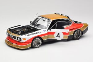 BMW 3.5 CSL E9 Gruppe 5 #4 J. Fitzpatrick / T. Walkinshaw Silverstone Winner 1976 Minichamps 1:18 180762004 Diecast - image 2 of 8