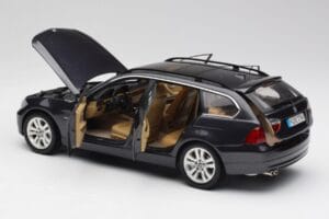 BMW 330i E91 Touring Dark Grey Kyosho 1:18 80430394360 Diecast - image 5 of 8