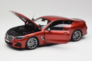 BMW M850i G15 Orange Metallic Norev 1:18 183285 Diecast - image 2 of 8