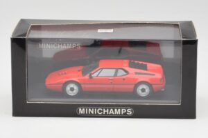 BMW M1 Red Minichamps 1:43 430025022 Diecast - image 4 of 4