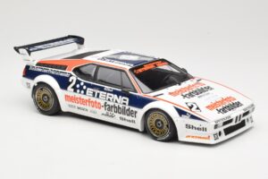 BMW M1 Schnitzer #2 H-J. Stuck Winner Deutsche Automobil Rennsport Trophy Zolder 1982 Minichamps 1:18 155822902 Diecast - image 4 of 6