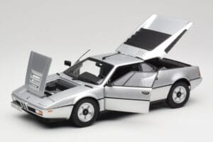 BMW M1 Silver Metallic Norev 1:18 183226 Diecast - image 2 of 8