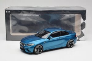 BMW M2 F87 Blue Metallic Minichamps 1:18 155026101 Diecast - image 6 of 6