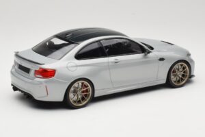 BMW M2 CS F87 Silver with Gold Wheels Minichamps 1:18 155021028 Diecast - image 2 of 6