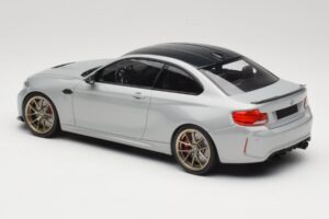 BMW M2 CS F87 Silver with Gold Wheels Minichamps 1:18 155021028 Diecast - image 5 of 6