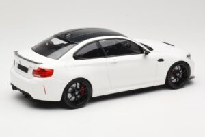 BMW M2 CS F87 White with Black Wheels Minichamps 1:18 155021025 Diecast - image 2 of 6