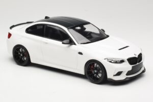 BMW M2 CS F87 White with Black Wheels Minichamps 1:18 155021025 Diecast - image 4 of 6