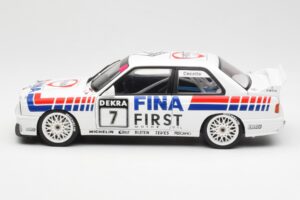 BMW M3 E30 #7 Fina J. Cecotto DTM 1992 AUTOart 1:18 89246 Diecast - image 3 of 7
