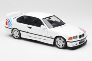 BMW M3 E36 Lightweight White Solido 1:18 S1803903 Diecast - image 6 of 8