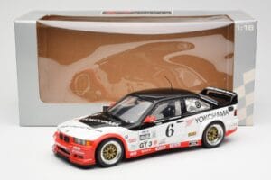 BMW M3 E36 GTR #0 B. Auberlen / M. Simo / P. Cunningham Daytona 24 Hours 1998 UT Models 1:18 39816 Diecast - image 8 of 8