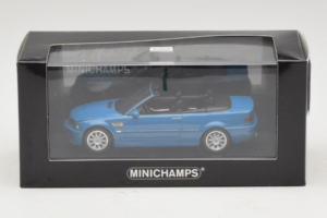 BMW M3 E46 Cabriolet Blue Minichamps 1:43 BMW015 Diecast - image 4 of 4