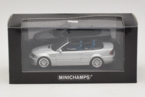 BMW M3 E46 Cabriolet Silver Minichamps 1:43 80420024430-R1 Diecast - image 4 of 5