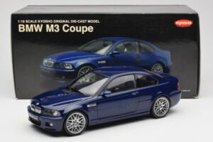 BMW M3 E46 Blue Kyosho 1:18 08503BL Diecast - image 8 of 8