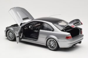 BMW M3 E46 CSL Silver Kyosho 1:18 08506S Diecast - image 5 of 8